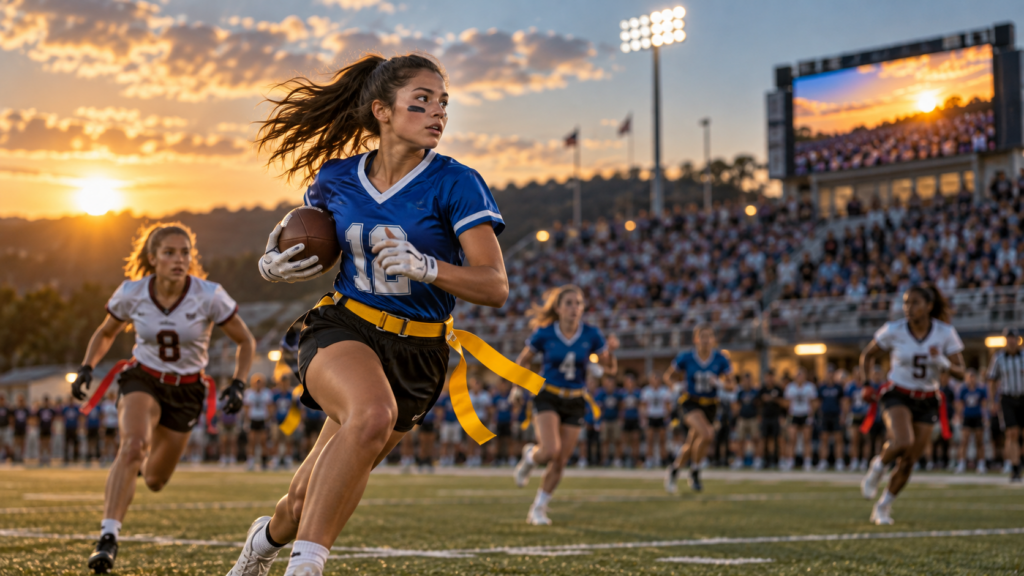 Write a new simple attractive title based on the title from Women’s Sports Sponsorship Grows in Pro and College as Girls’ Participation Hits Record and dont use quote marks Write a new simple attractive title based on the title