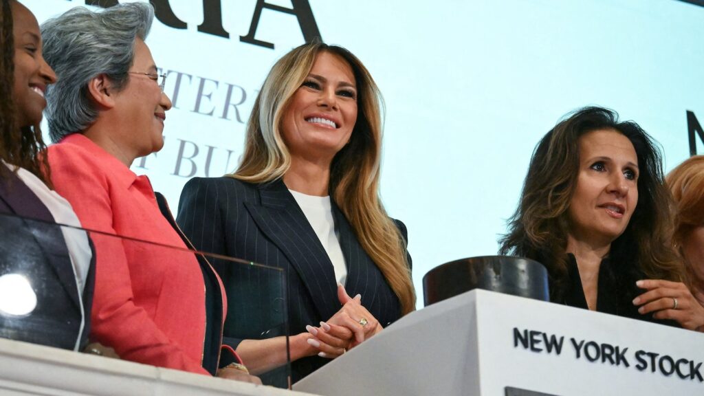 Write a new simple attractive title based on the title from Melania Trump rings NYSE opening bell to launch new women’s initiative Imperia and dont use quote marks Write a new simple attractive title based on the title