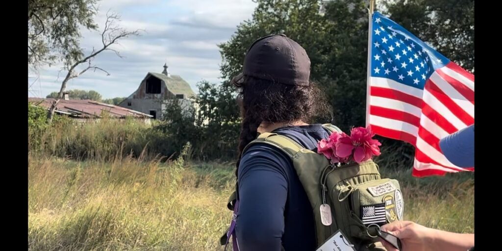 Veteran walks 450 miles across Nebraska for female empowerment Veteran walks 450 miles across Nebraska for female empowerment