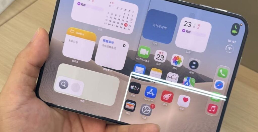 A YouTuber dissected an iPhone Duo and thinks he found