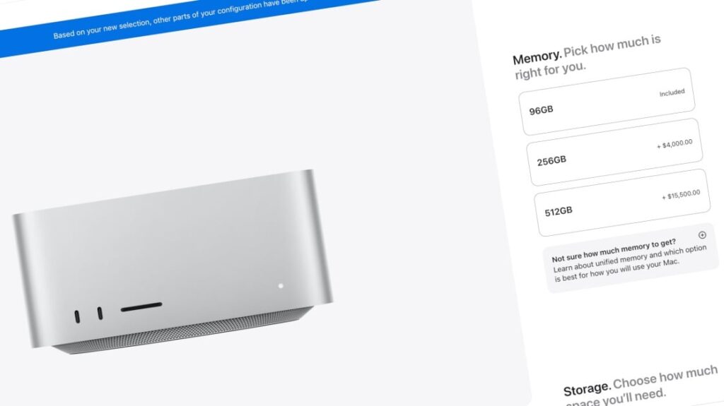 Apple Releases Mac Studio With 512GB of RAM, But It