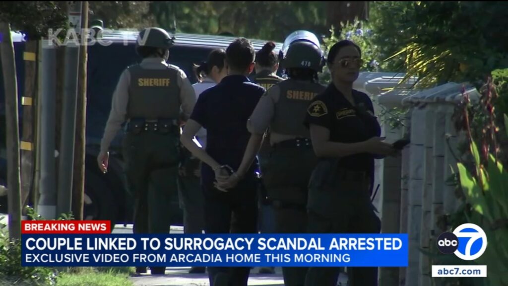 Arcadia surrogacy scandal: Guojon Xuan and Sylvia Zhang arrested on child abuse charges Arcadia surrogacy scandal: Guojon Xuan and Sylvia Zhang arrested on