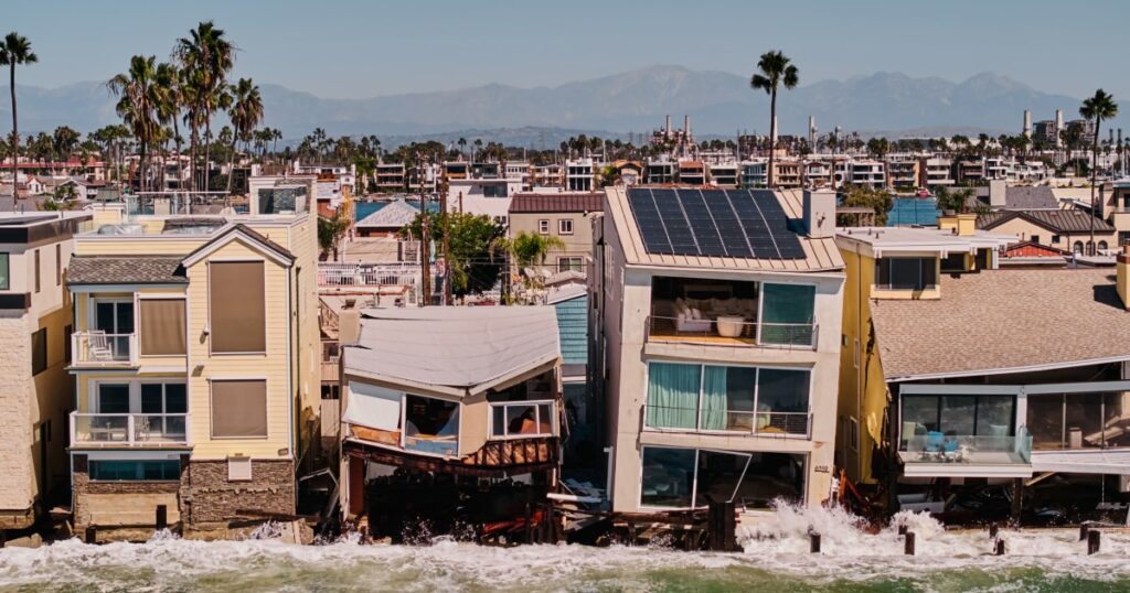 Beachfront homes destroyed as California coastal erosion and El Nino