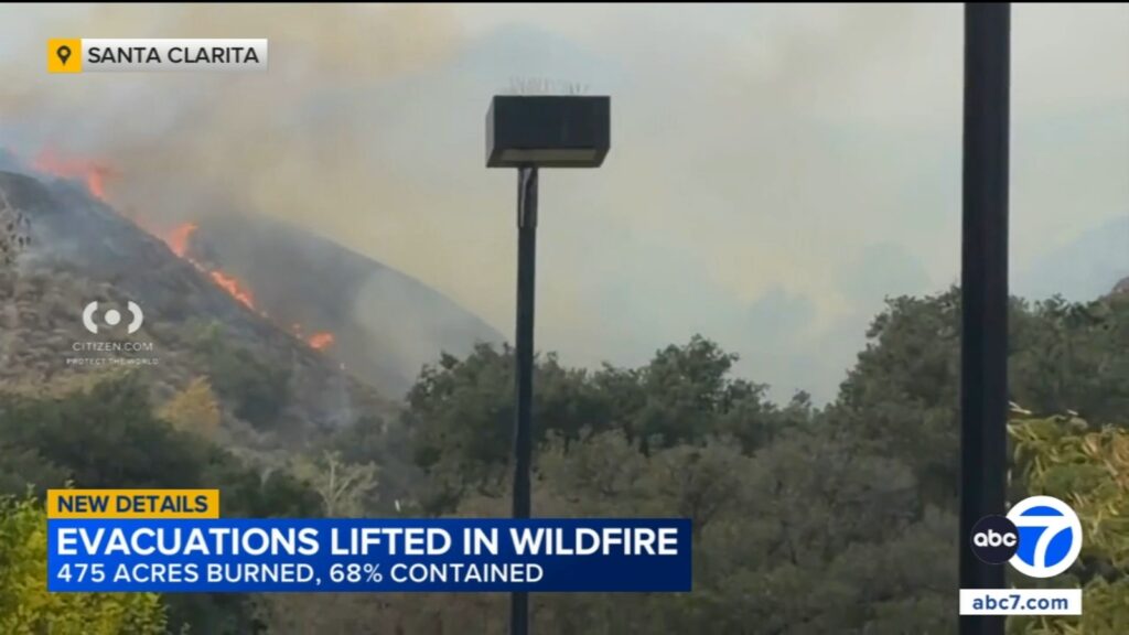 Bike Fire: Santa Clarita brush fire burns at least