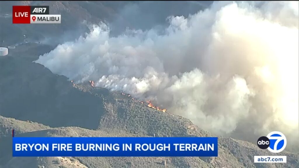 Brush fires erupts amid red flag warnings, strong winds across LA area Brush fires erupts amid red flag warnings, strong winds across