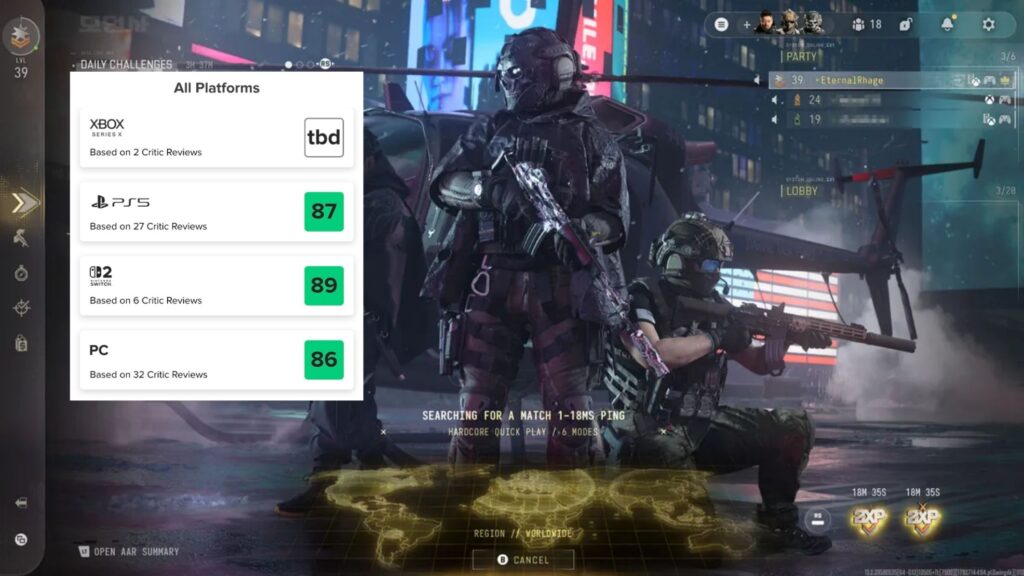 Call of Duty’s Metacritic celebration highlights a bizarre Xbox problem — nobody is reviewing games on Xbox (UPDATE) Call of Duty’s Metacritic celebration highlights a bizarre Xbox problem