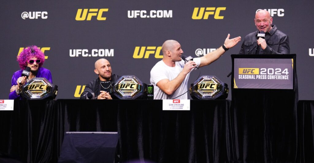 Dana White responds to Sean Strickland’s complaints: ‘When isn’t Sean