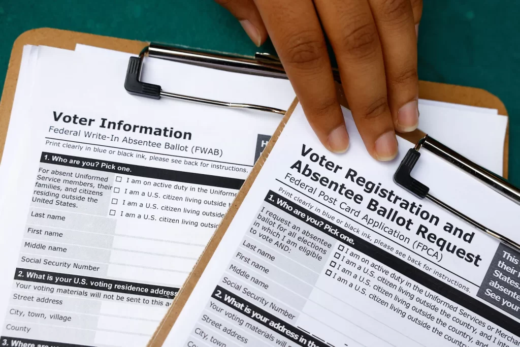 Democrats sue over Pentagon’s changes to voter forms for Americans