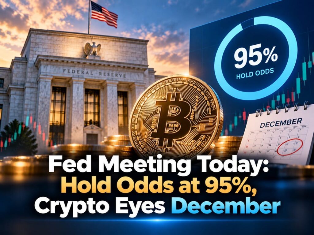 Fed Meeting Today: Hold Odds at 95%, Crypto Eyes December
