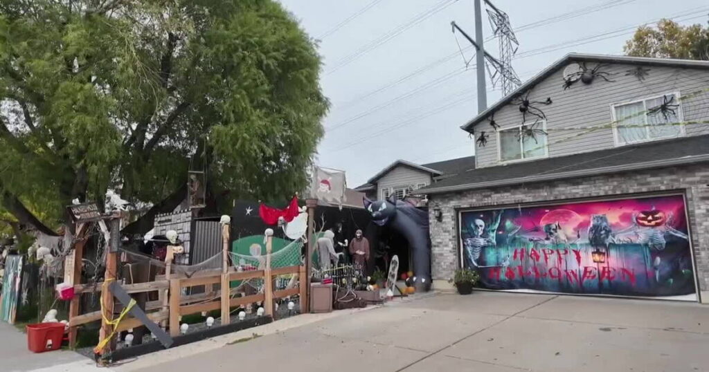 Free Halloween display in Roy raises money to help families