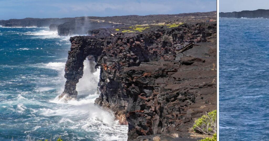 Hawaii sea arch collapses into Pacific Ocean 550 years after its formation Hawaii sea arch collapses into Pacific Ocean 550 years after