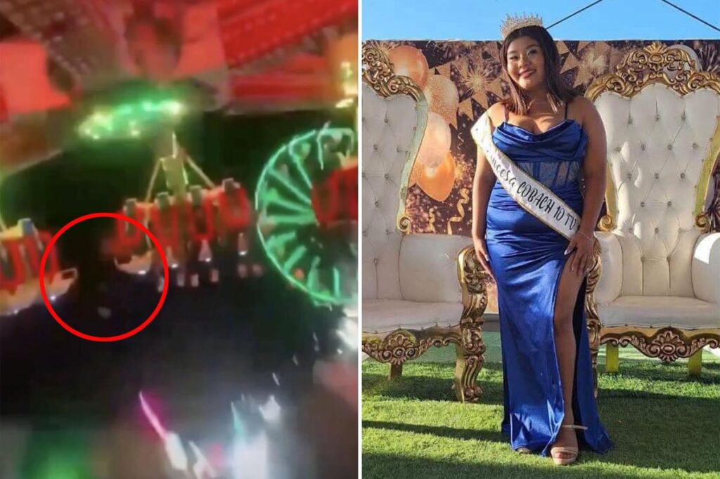 Horrifying video shows Mexican teen falling to her death from