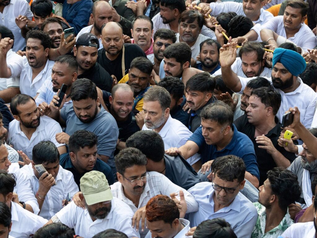Indian opposition defies lockdown, marches to demand election chief sacking
