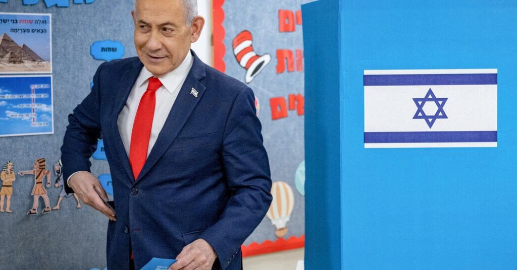 Israel Election Live Updates: Record Voter Turnout as Netanyahu Faces