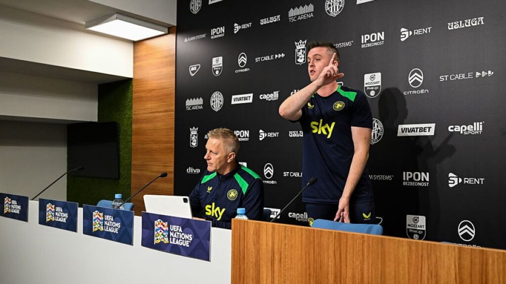 Israel-Ireland football news conference ended by reporter’s ‘verbal attack’ | Football Israel Ireland football news conference ended by reporter’s ‘verbal attack’ |