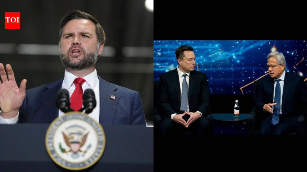 JD Vance lost his temper as Elon Musk, Jensen Huang