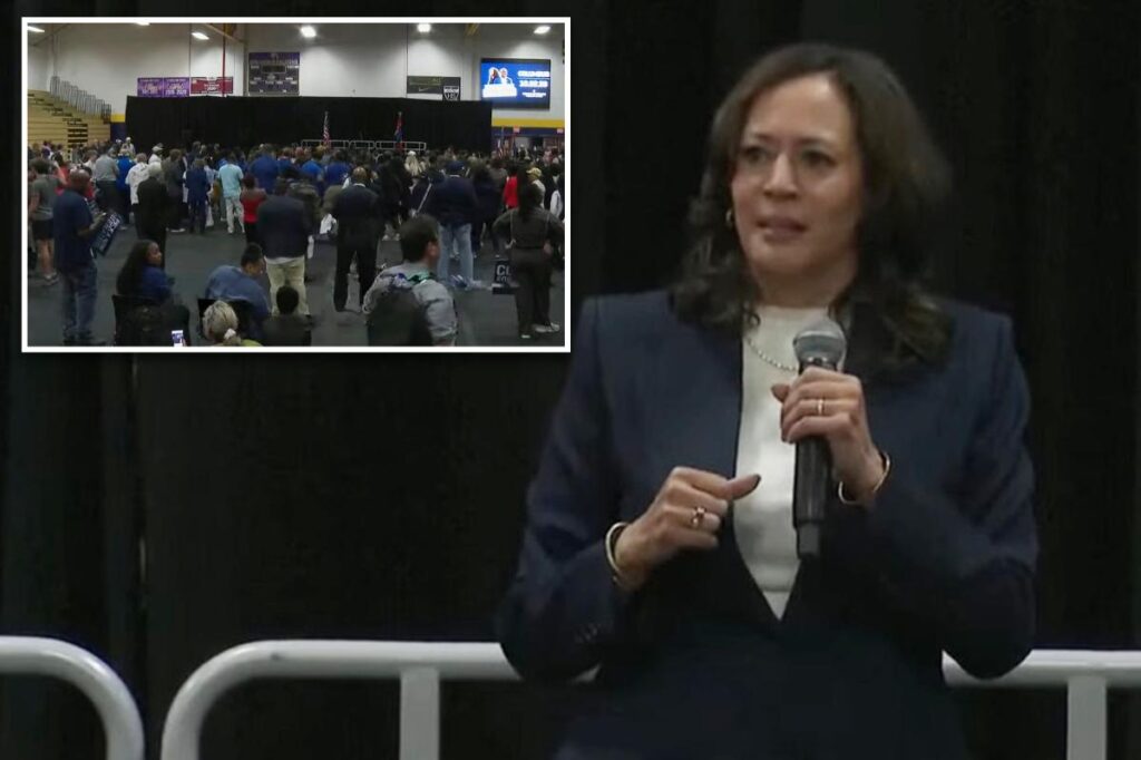 Kamala Harris gets crickets from Mississippi rally crowd after butchering motivational quote Kamala Harris gets crickets from Mississippi rally crowd after butchering