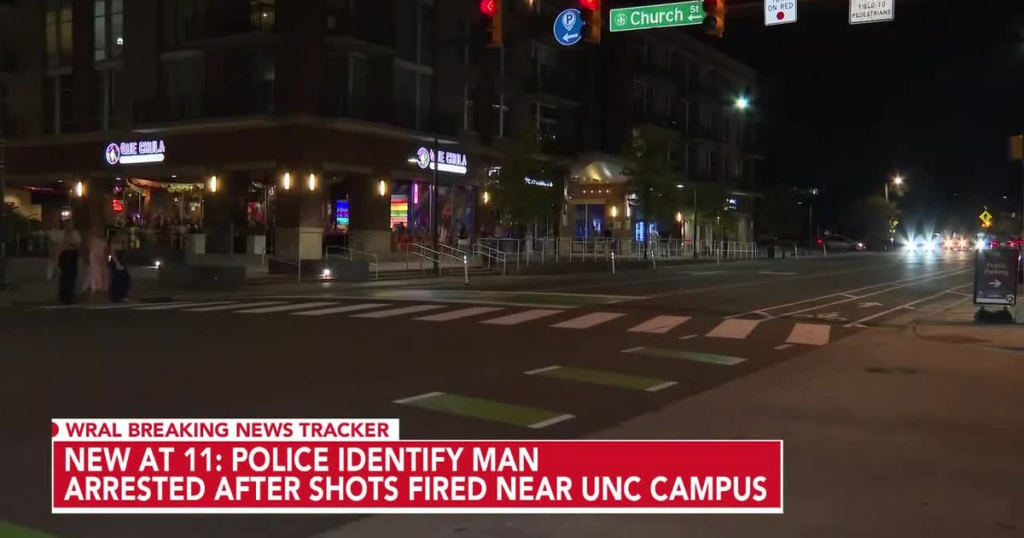 Man arrested after gunfire reported near UNC campus :: WRAL.com