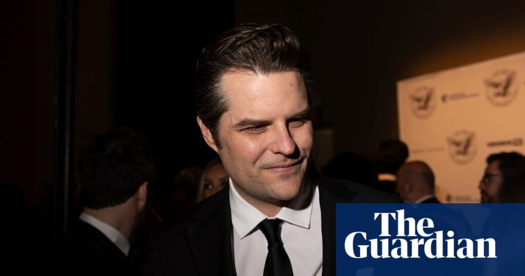 Matt Gaetz accused in suit of sex trafficking two women in Florida | US news Matt Gaetz accused in suit of sex trafficking two women