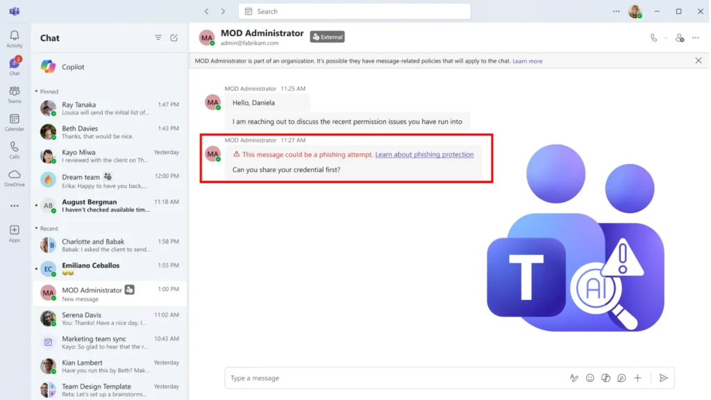 Microsoft Teams to Use AI for Detecting Phishing Attacks Using Teams Conversations Microsoft Teams to Use AI for Detecting Phishing Attacks Using