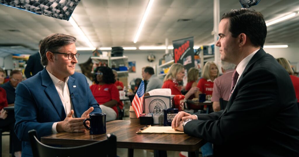Mike Johnson says he intends to remain GOP leader if Republicans lose House majority: “Heaven forbid” Mike Johnson says he intends to remain GOP leader if