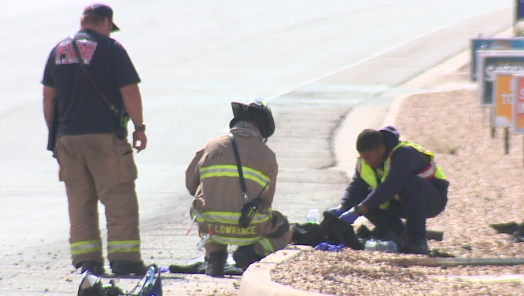 One person seriously hurt after vehicle versus motorcycle crash
