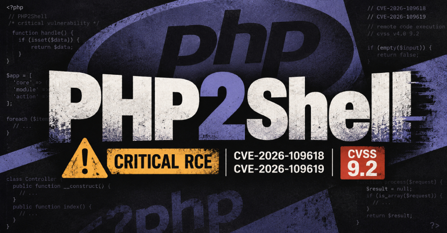 PHP2Shell: Two Unpatched Critical PHP RCE Flaws (CVSS 9.2) Trigger Emergency Security Alert PHP2Shell: Two Unpatched Critical PHP RCE Flaws (CVSS 9.2) Trigger
