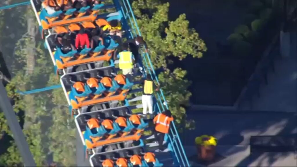 Person dies at Six Flags Over Georgia; video shows Goliath