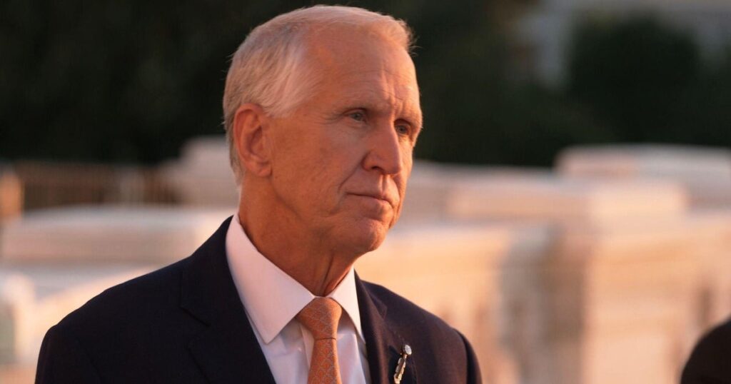 Sen. Thom Tillis says that, without checks on power, “we will have a sort of dictator king if we’re not careful” Sen. Thom Tillis says that, without checks on power, "we