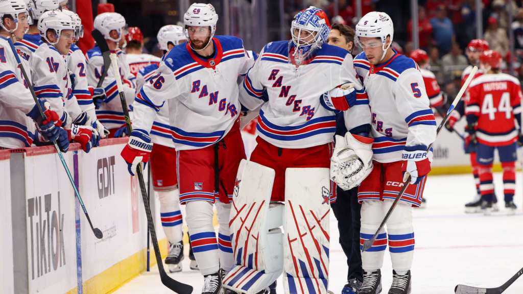 Shesterkin helped off ice for Rangers with lower-body injury Shesterkin helped off ice for Rangers with lower body injury