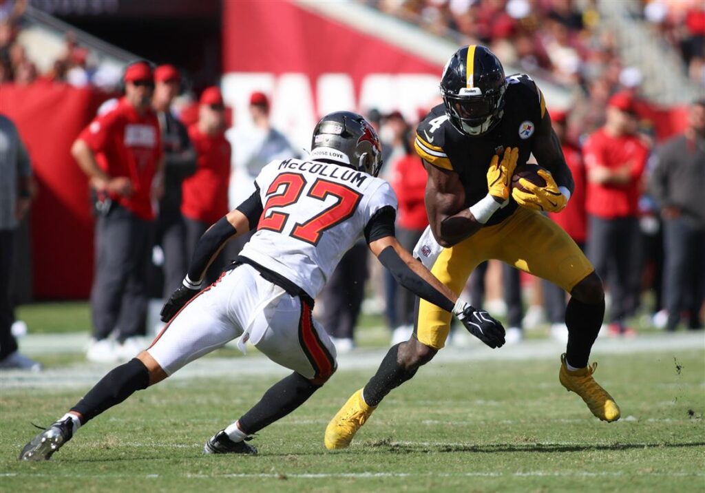Steelers report card: Germie Bernard and DK Metcalf step up in the win over the Buccaneers Steelers report card: Germie Bernard and DK Metcalf step up