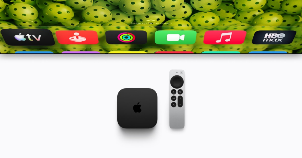 The new Apple TV 4K has built in microphones so you
