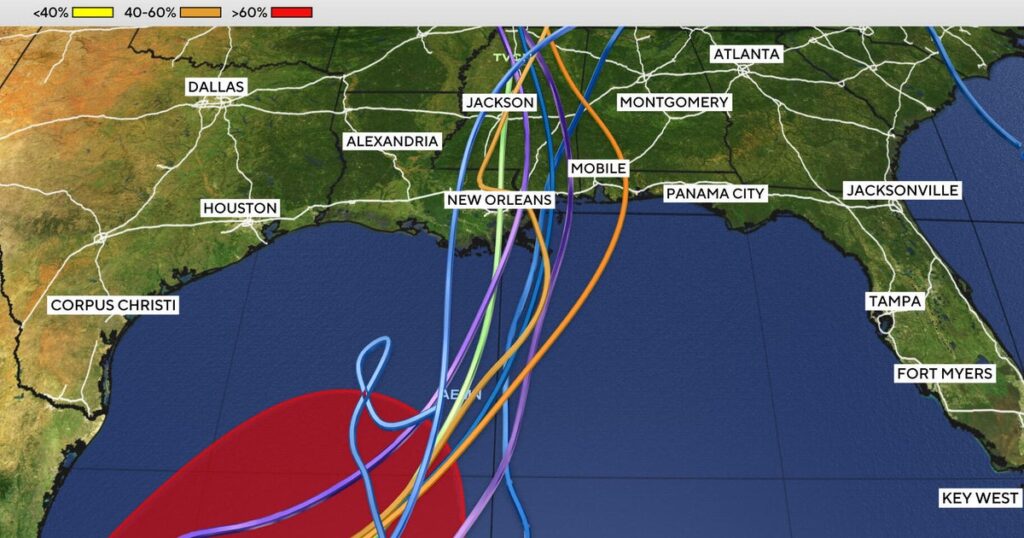Tropical threat brewing in Gulf could impact U.S. as a