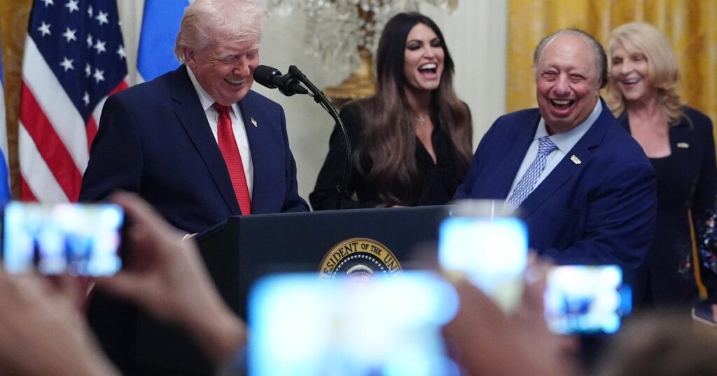 Trump says he's "looking at" firing Kimberly Guilfoyle: "We're not