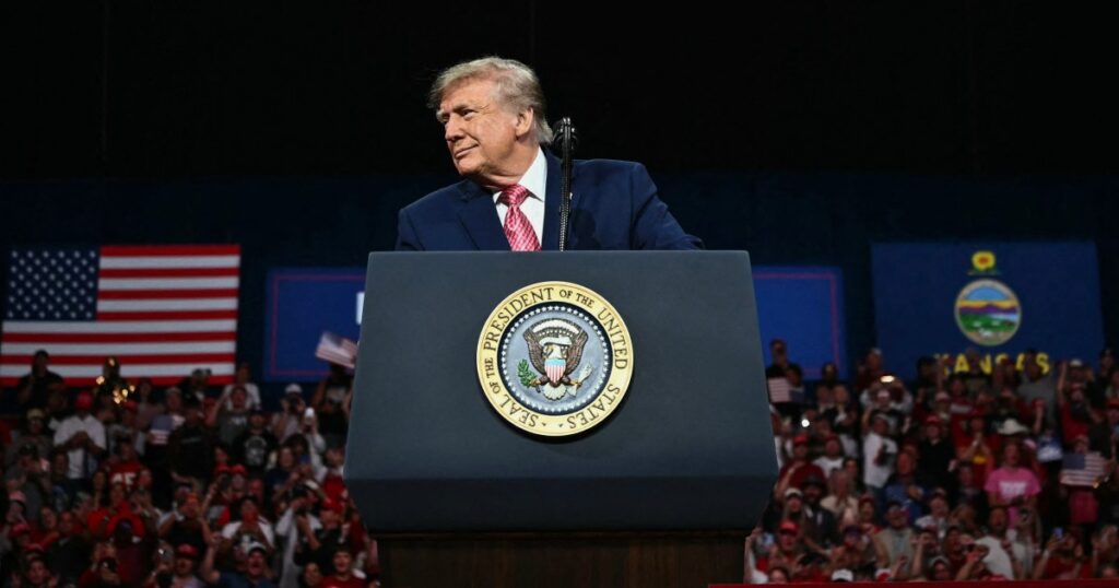 Trump uses antisemitic slur in defending Sen. Roger Marshall at Kansas rally Trump uses antisemitic slur in defending Sen. Roger Marshall at