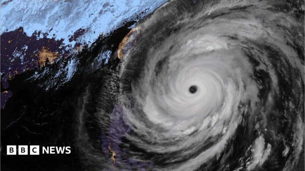 Typhoon Champi roars towards Taiwan, Japan and China bringing heavy